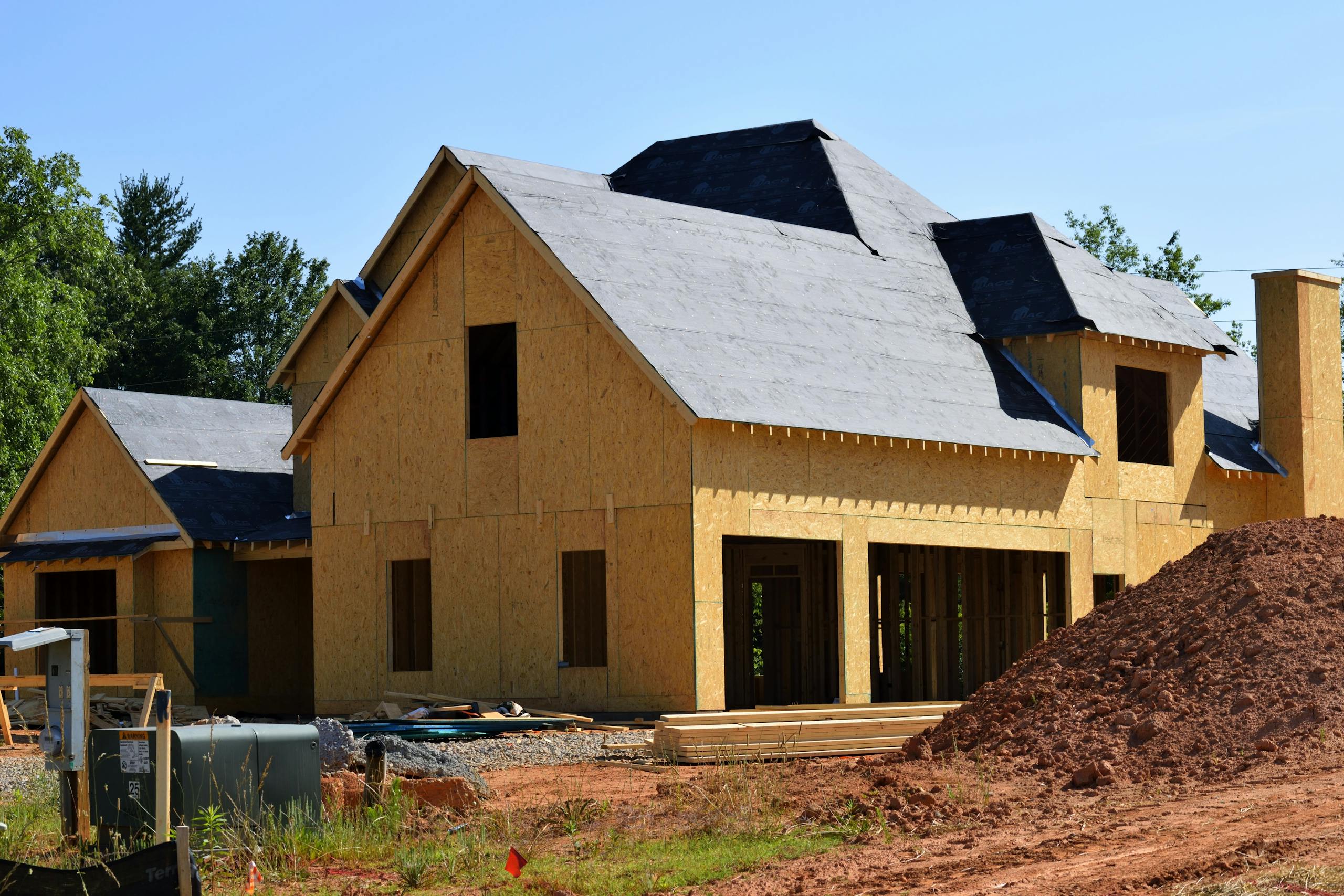 custom home in Johnston County
