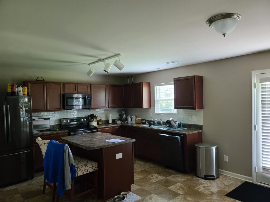 Kitchen before remodeling project in Garner NC